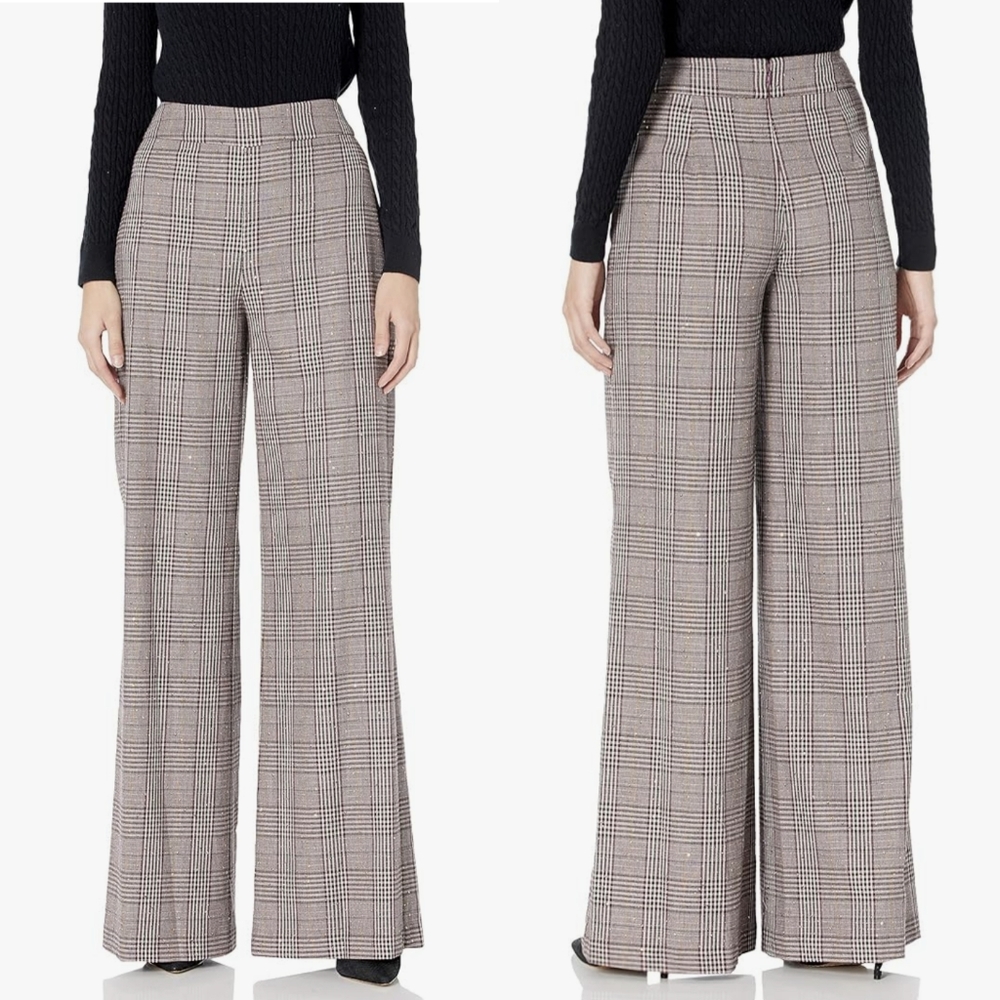 Ramy Brook Sequin Wide Leg Trouser Pants XS